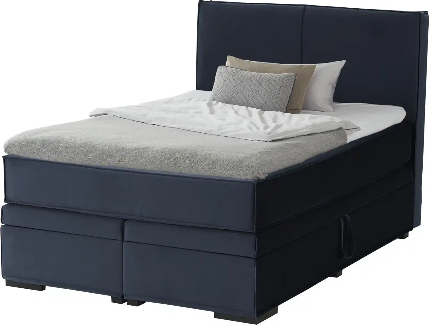 Boxi Boxspringbett mit Bettkasten Boxi Urban ¦ blau ¦ Maße (cm): B: 140 H: 125 Betten > Boxspringbetten - Höffner