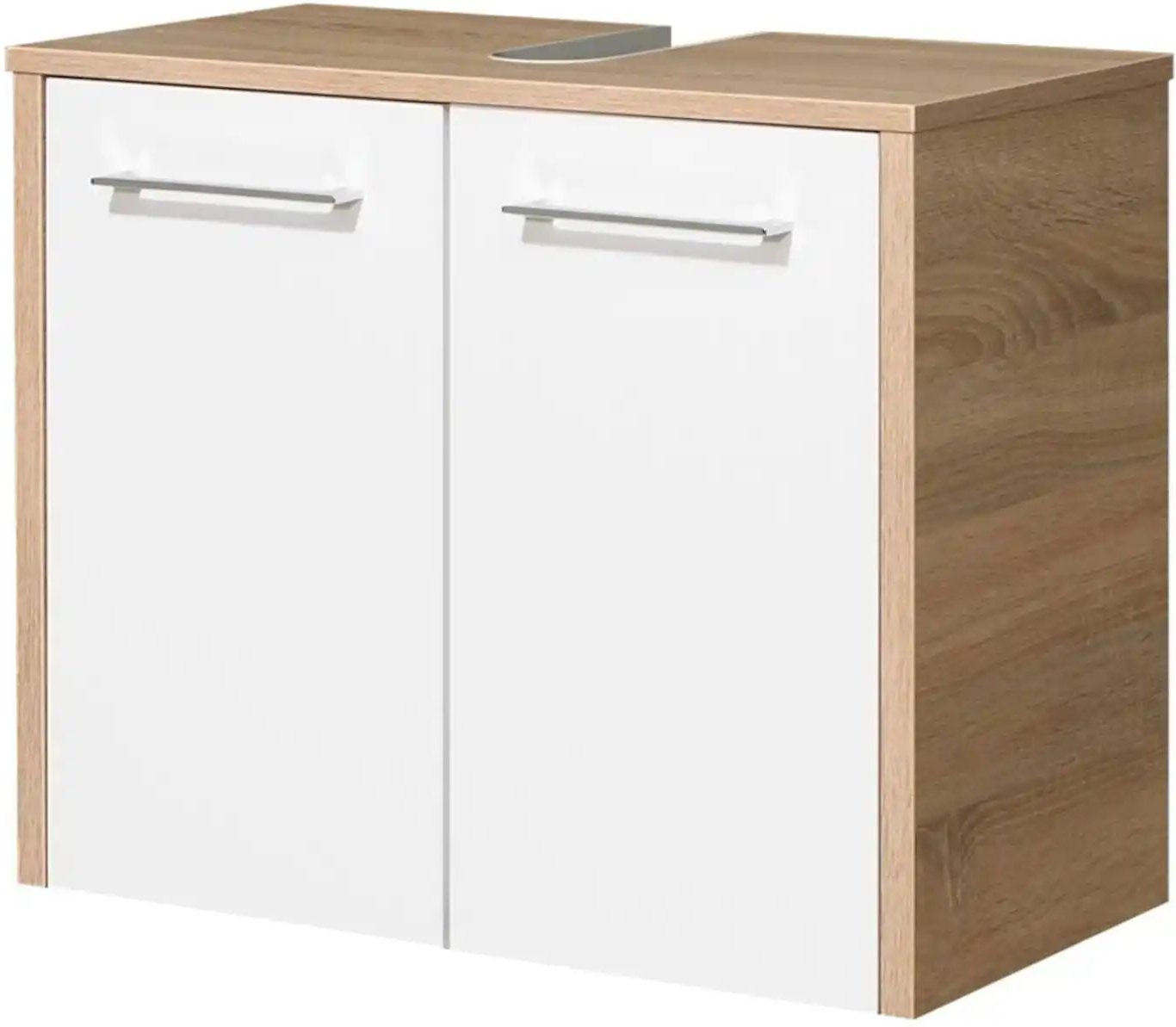 Waschbeckenunterschrank Dreetzsee ¦ weiß ¦ Maße (cm): B: 65 H: 53 Schränke > Badschränke > Waschbecken-unterschränke - ...