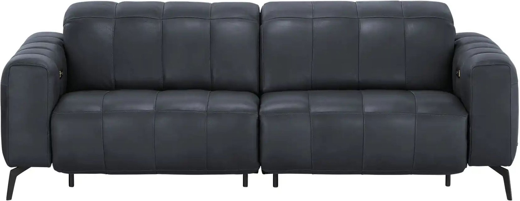 Natuzzi Editions Ledersofa mit Kopfteilverstellung Portento ¦ blau ¦ Maße (cm): B: 232 H: 78 T: 109.0 Polstermöbel > Sof...