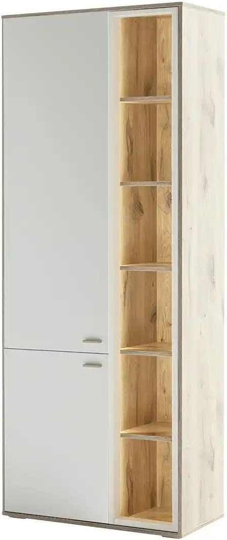 Thumbnail - uno Kombi-Vitrine Santerno ¦ holzfarben ¦ Maße (cm): B: 78 H: 197 T: 37.0 Schränke > Vitrinen - Höffner