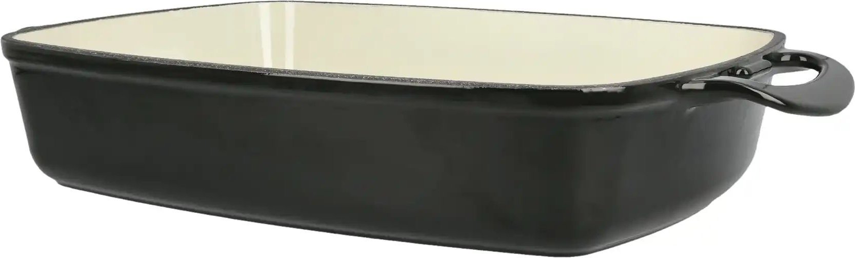 Meisterkoch Gusseiserner-Bräter rechteckig OPUS ¦ schwarz ¦ Gußeisen ¦ Maße (cm): B: 27,3 H: 7,5 Töpfe & Pfannen & Zube...