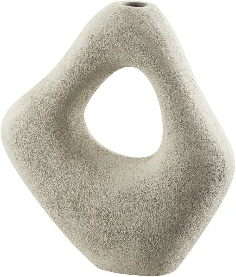 HOME STORY Vase ¦ weiß ¦ Aluminium ¦ Maße (cm): B: 23,5 H: 25,5 T: 6.0 Accessoires > Vasen - Höffner