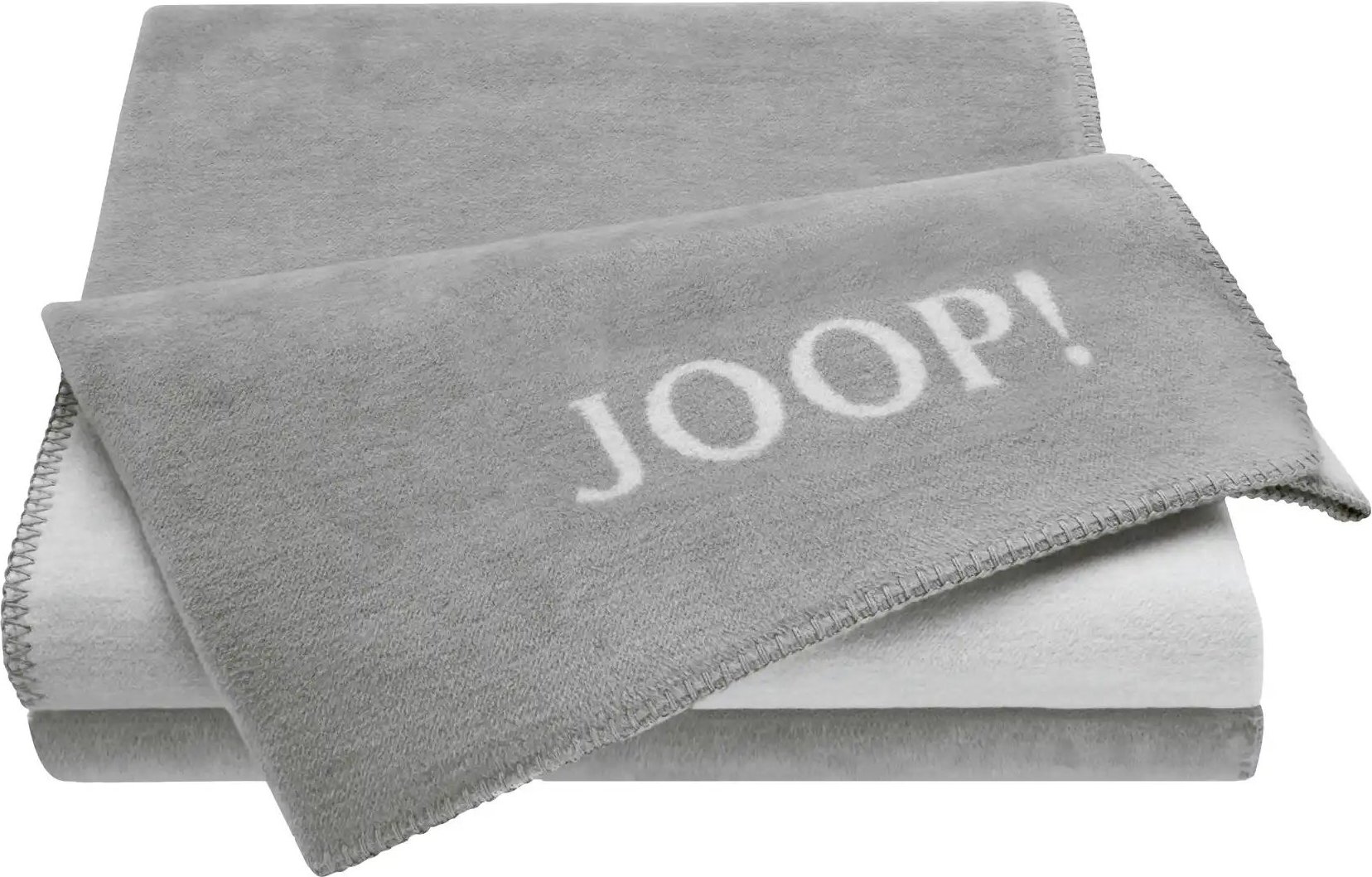 JOOP! Wohndecke-Doubleface JOOP! Uni-Doubleface ¦ grau ¦ Baumwollmischgewebe ¦ Maße (cm): B: 150 Dekokissen & Decken > ...