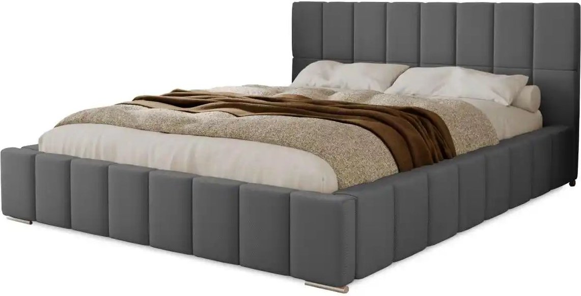 Thumbnail - Polsterbett mit Stauraum Ayr ¦ grau ¦ Maße (cm): B: 195 H: 100 Betten > Polsterbetten - Höffner