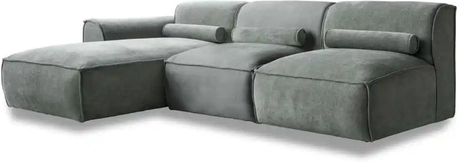 Miuform Ecksofa modular Flex Felix ¦ grün ¦ Maße (cm): B: 244 H: 70 Polstermöbel > Sofas > 3-Sitzer - Höffner