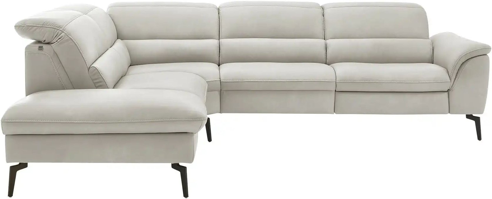 Hukla Ecksofa Luisa ¦ grau ¦ Maße (cm): B: 298 H: 106 T: 258.0 Polstermöbel > Sofas > Ecksofas - Höffner