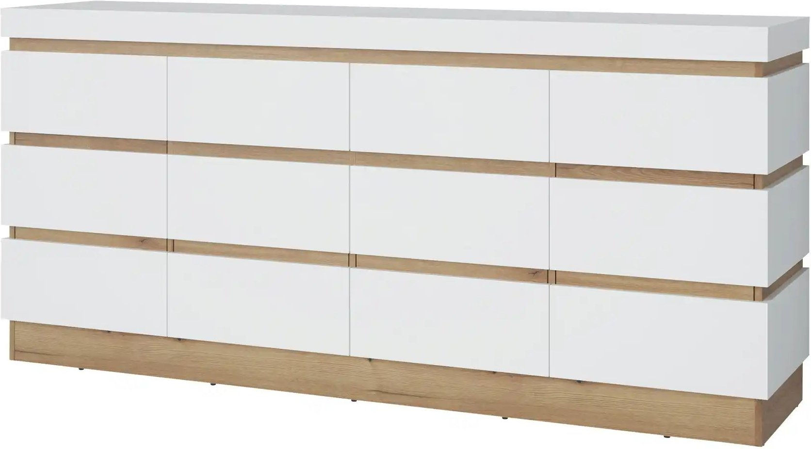 Sideboard Caorle ¦ weiß ¦ Maße (cm): B: 201 H: 93 T: 45.0 Kommoden & Sideboards > Sideboards - Höffner