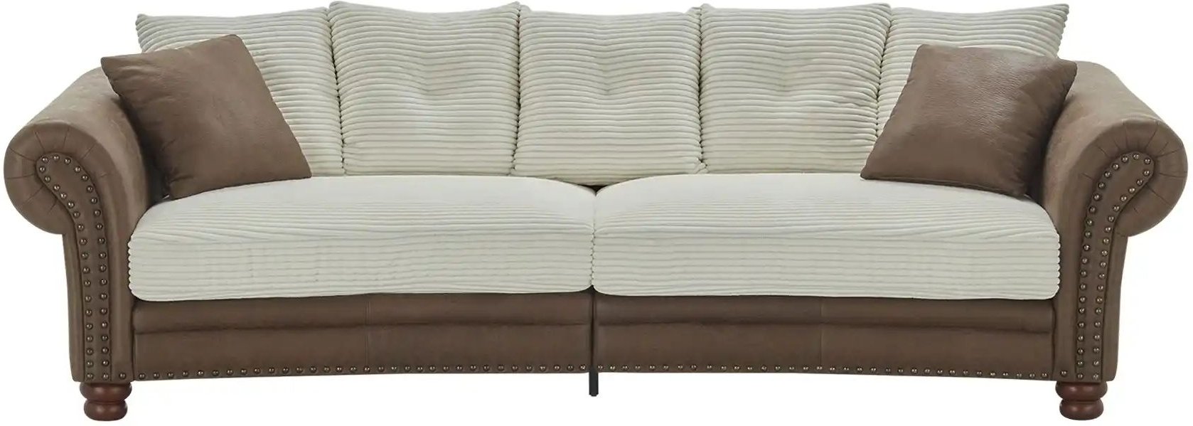 uno Bigsofa Christol ¦ creme ¦ Maße (cm): B: 276 H: 81 T: 110.0 Polstermöbel > Sofas > 3-Sitzer - Höffner