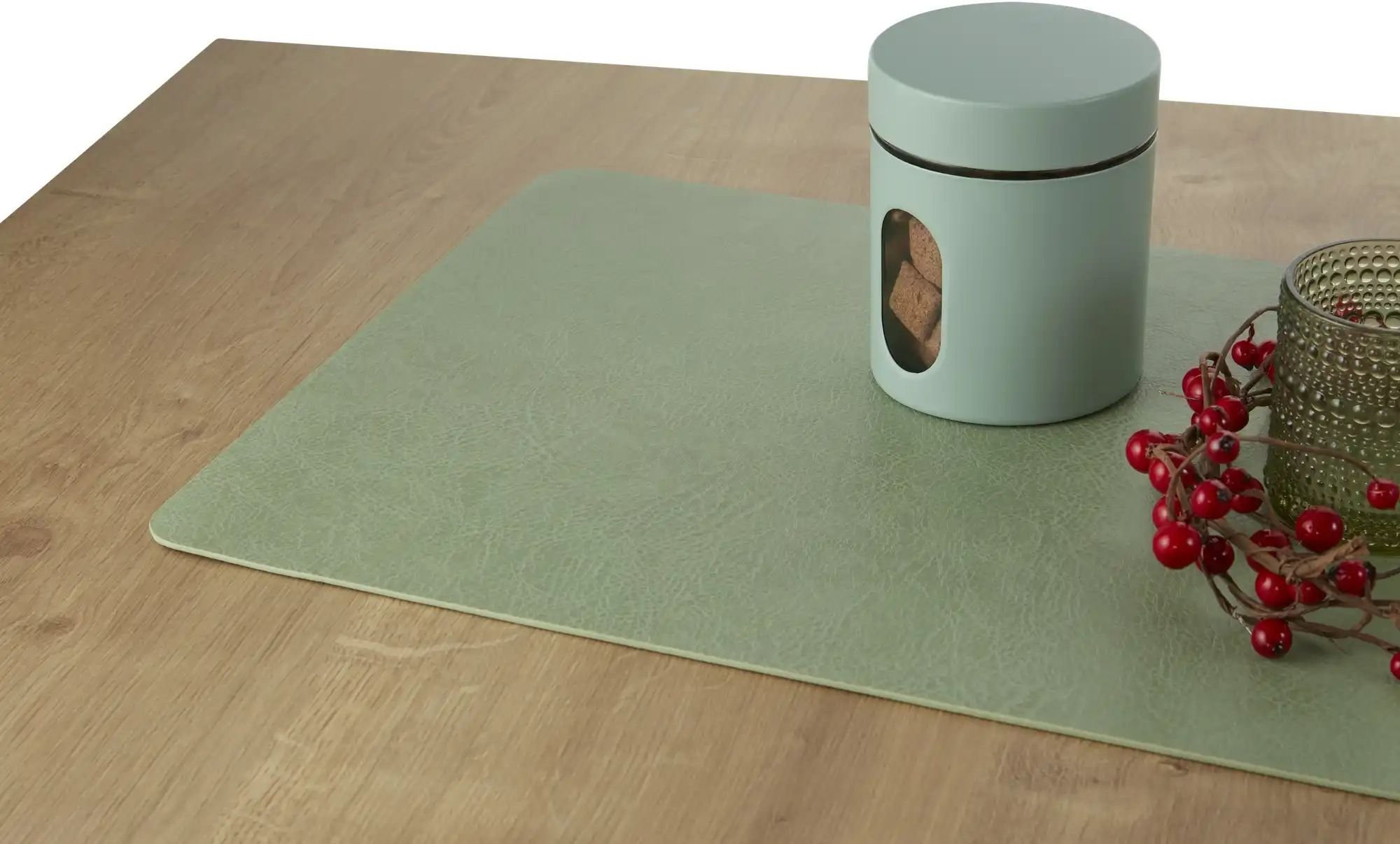 KHG Platzmatte ¦ grün ¦ Synthetik ¦ Maße (cm): B: 30 Tischwäsche & Küchentextilien > Platzsets - Höffner