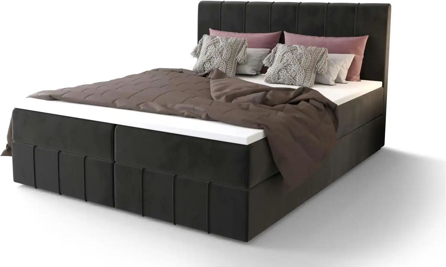 Boxbett mit Stauraum Bahama ¦ grau ¦ Maße (cm): B: 200 H: 102 Betten > Komfortbetten - Höffner