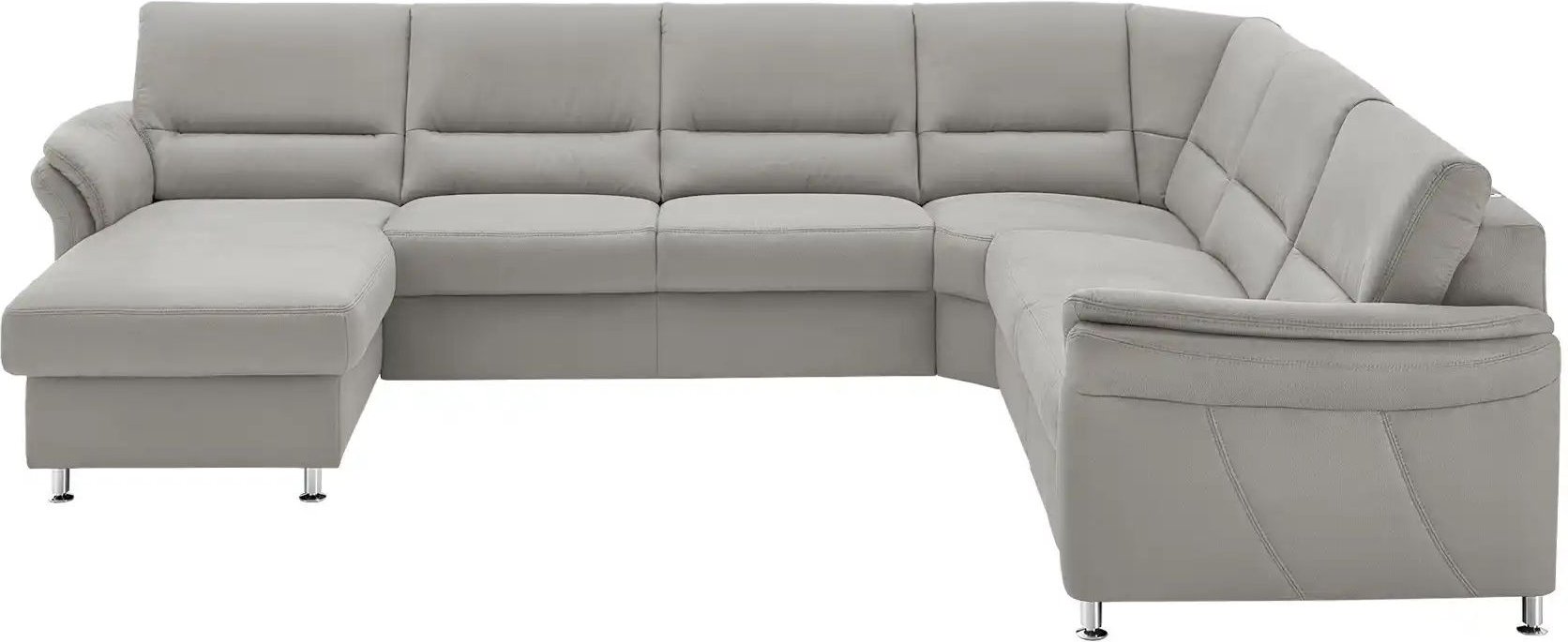 meinSofa Wohnlandschaft mit Boxspringpolsterung Donald ¦ grau ¦ Maße (cm): B: 330 H: 89 T: 173.0 Polstermöbel > Sofas >...