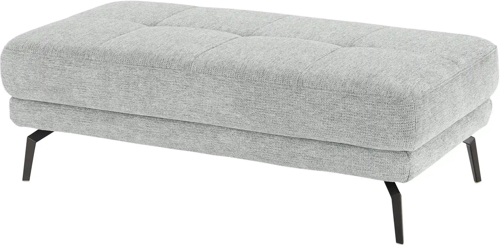 Thumbnail - Lounge Collection Hocker Tessa ¦ grau ¦ Maße (cm): B: 132 H: 45 T: 68.0 Polstermöbel > Hocker - Höffner