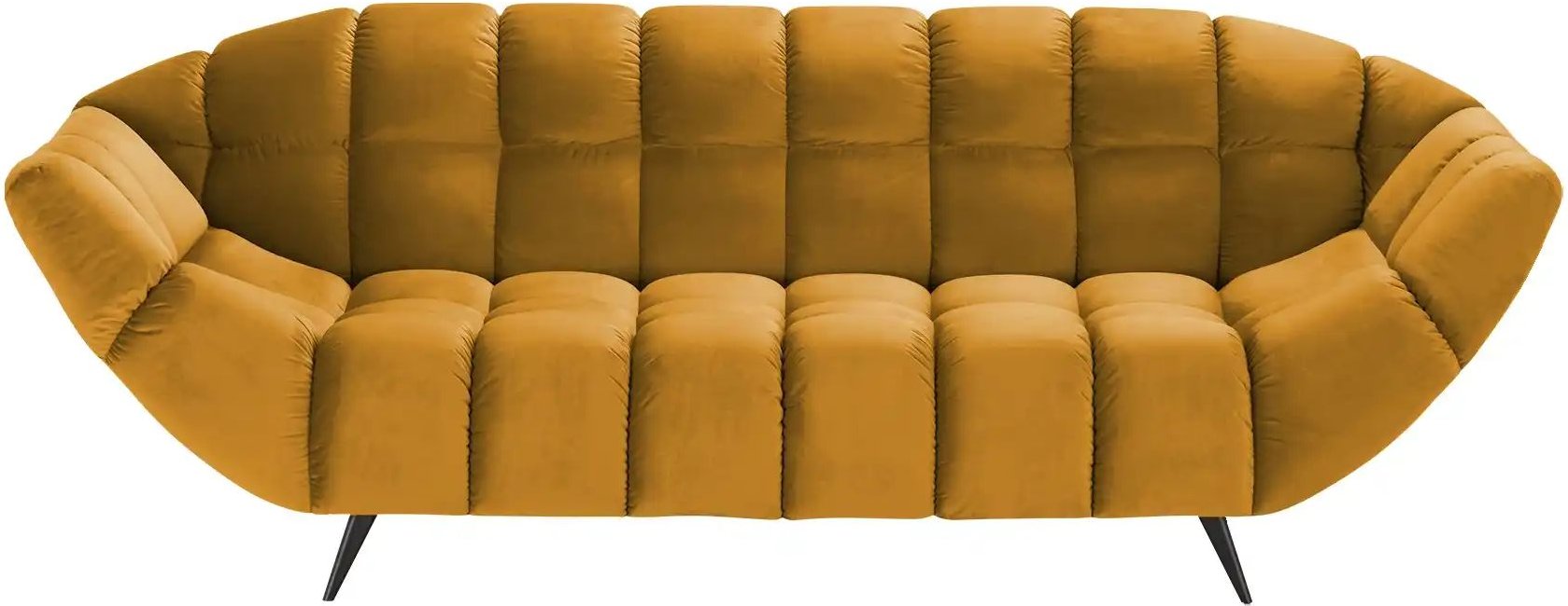 switch Einzelsofa aus Mikrofaser Gappa ¦ gold ¦ Maße (cm): B: 222 H: 82 T: 94.0 Polstermöbel > Sofas > 3-Sitzer - Höffne...