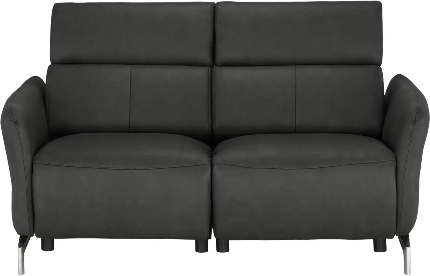 uno Ledersofa 2-sitzig Messina ¦ schwarz ¦ Maße (cm): B: 158 H: 98 T: 101.0 Polstermöbel > Sofas > 2-Sitzer - Höffner
