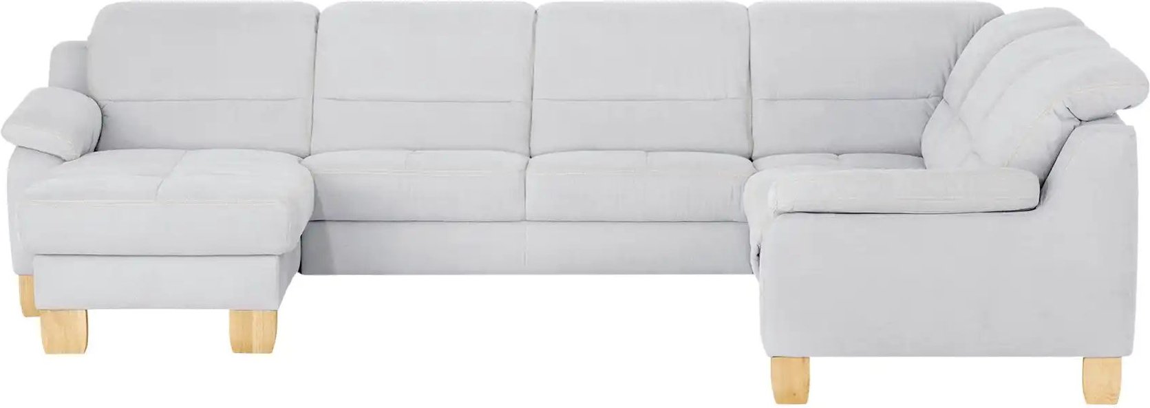 meinSofa Wohnlandschaft aus Mikrofaser Hanna ¦ grau ¦ Maße (cm): B: 322 H: 84 T: 264.0 Polstermöbel > Sofas > Wohnlandsc...