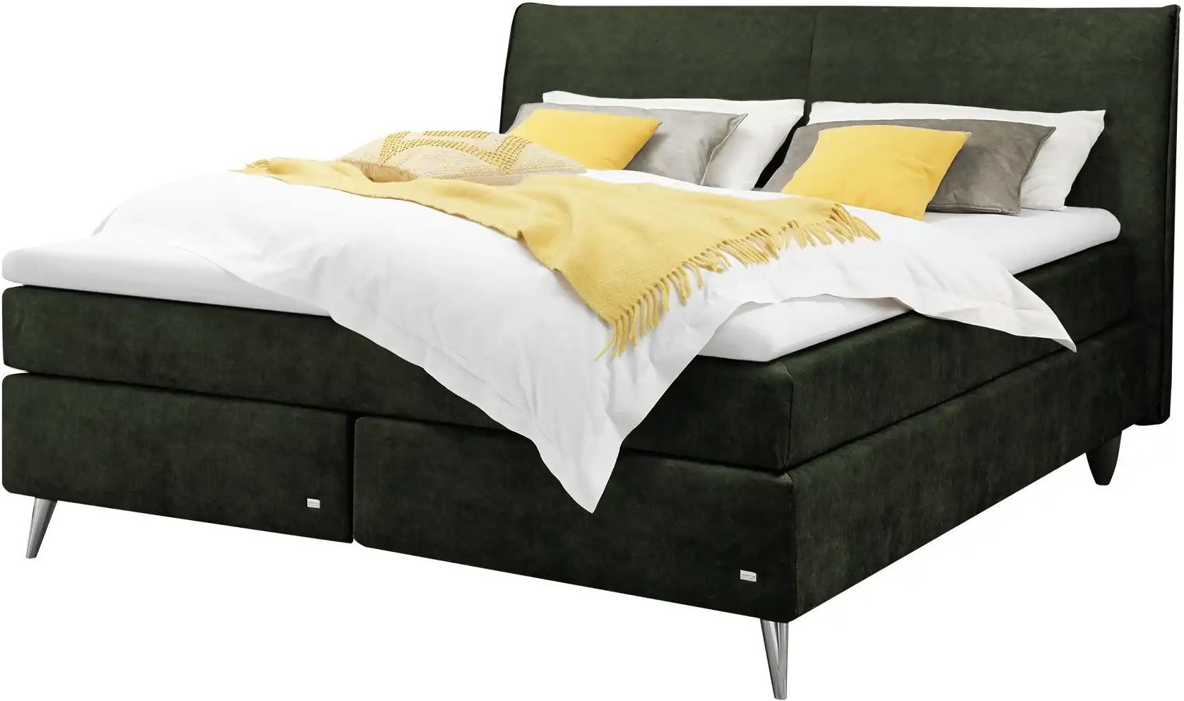 RUF Boxspringbett Aurelia ¦ grün ¦ Maße (cm): B: 190 H: 114 Betten > Boxspringbetten - Höffner