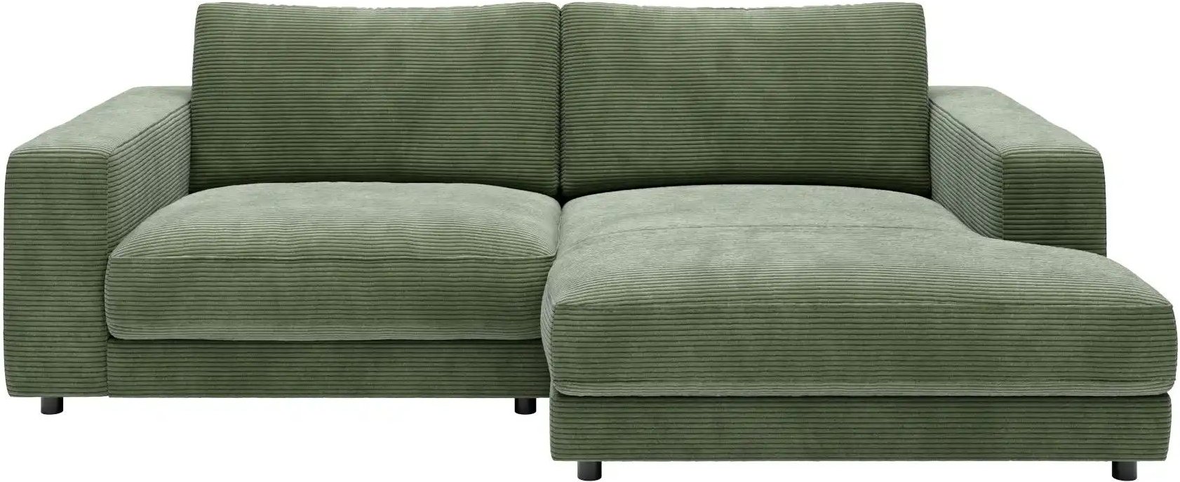 Jette Home Ecksofa in Cord Sila ¦ grün ¦ Maße (cm): B: 250 H: 85 T: 170.0 Polstermöbel > Sofas > Ecksofas - Höffner