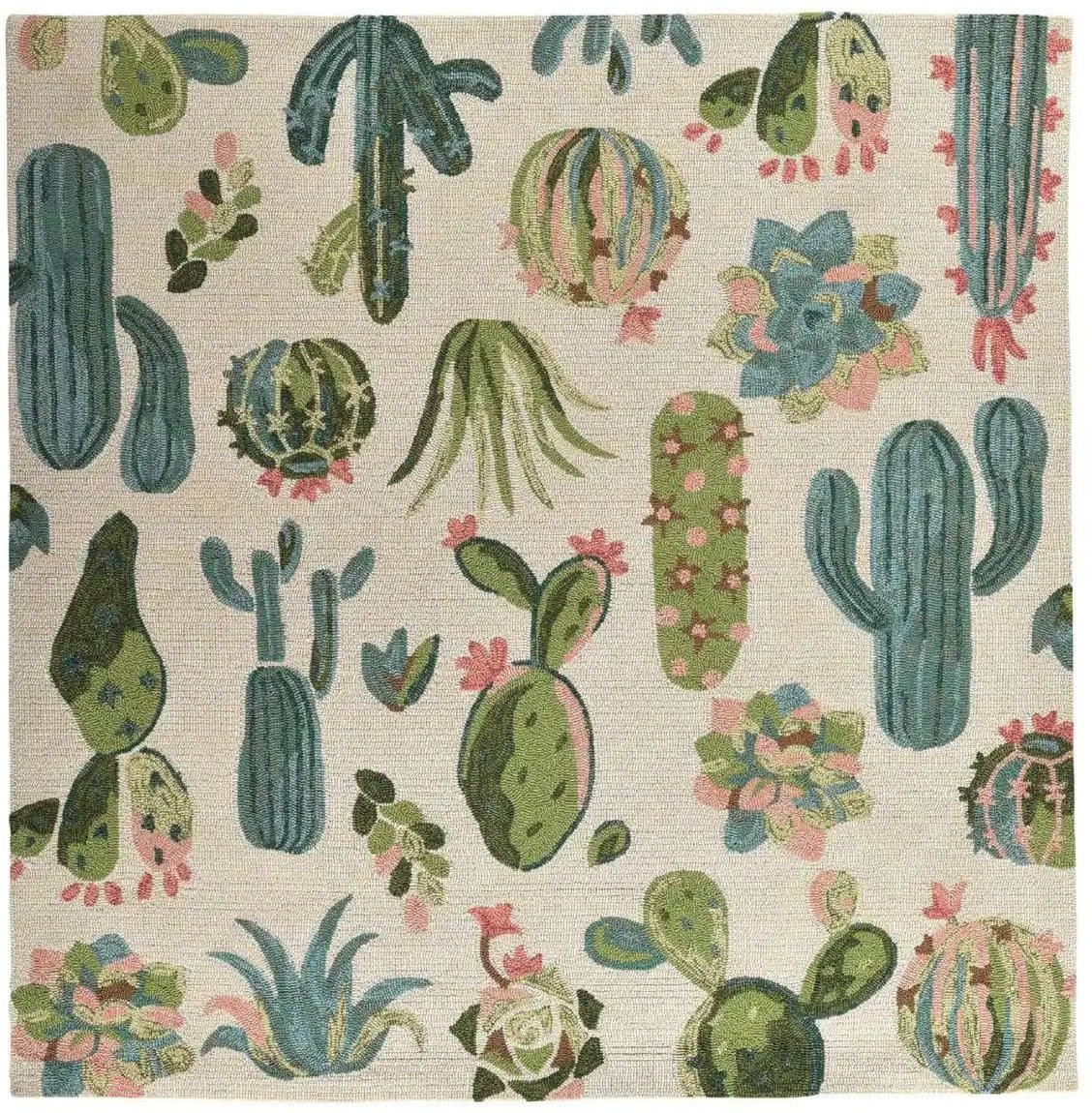 Thumbnail - Gino Falcone In- und Outdoor-Teppich Rosetta ¦ weiß ¦ Synthetische Fasern ¦ Maße (cm): B: 180 H: 2 Teppiche > Outdoor T...