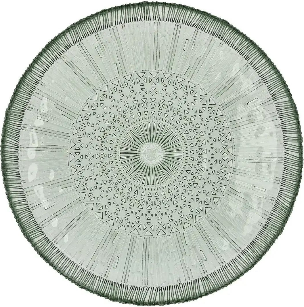 Bitz Kuchenplatte Kusintha ¦ grün ¦ Glas ¦ Maße (cm): H: 3 Ø: 30 Geschirr > Einzelgeschirrteile - Höffner