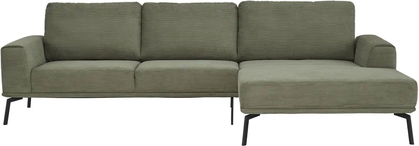 SCHÖNER WOHNEN Kollektion Ecksofa Cord Stage ¦ grün ¦ Maße (cm): B: 290 H: 86 T: 194.0 Polstermöbel > Sofas > Ecksofas -...