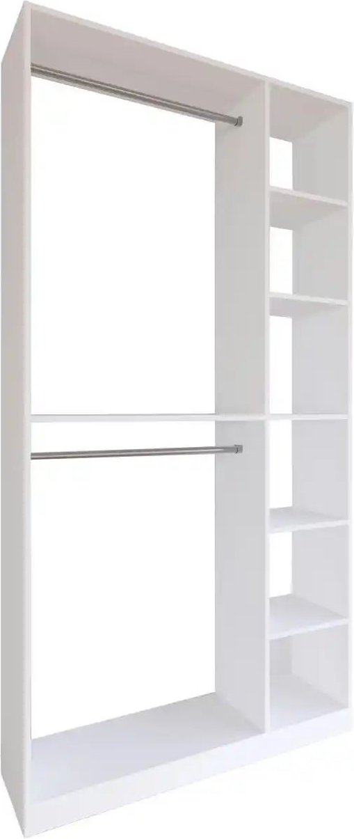 Kompaktgarderobe Palosa ¦ weiß ¦ Maße (cm): B: 110 H: 211 T: 35.0 Garderoben & Kleiderstangen > Garderoben - Höffner