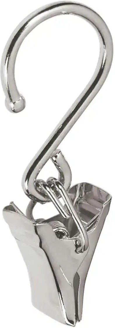 Mydeco Seilklammern 20er Set ¦ silber ¦ Stahl ¦ Maße (cm): B: 4,5 H: 1,4 Gardinen & Rollos > Gardinenstangen & Zubehör...