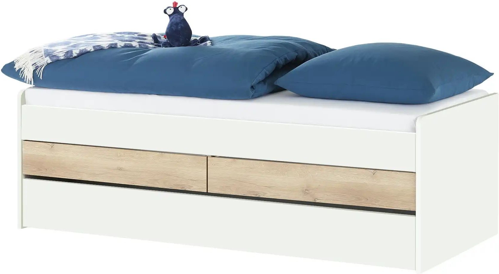 Duobett mit Stauraum Grow Up ¦ weiß ¦ Maße (cm): B: 97 H: 66 Betten > Bettgestelle - Höffner