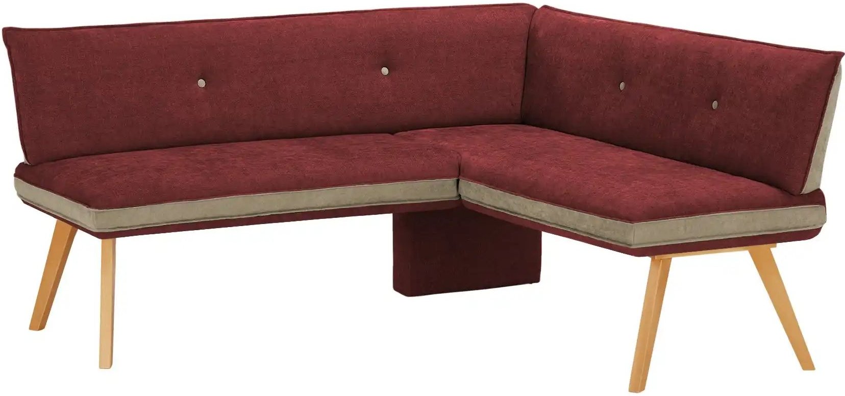 Woodford Eckbank Sunna ¦ rot ¦ Maße (cm): H: 86 Bänke > Eckbänke - Höffner