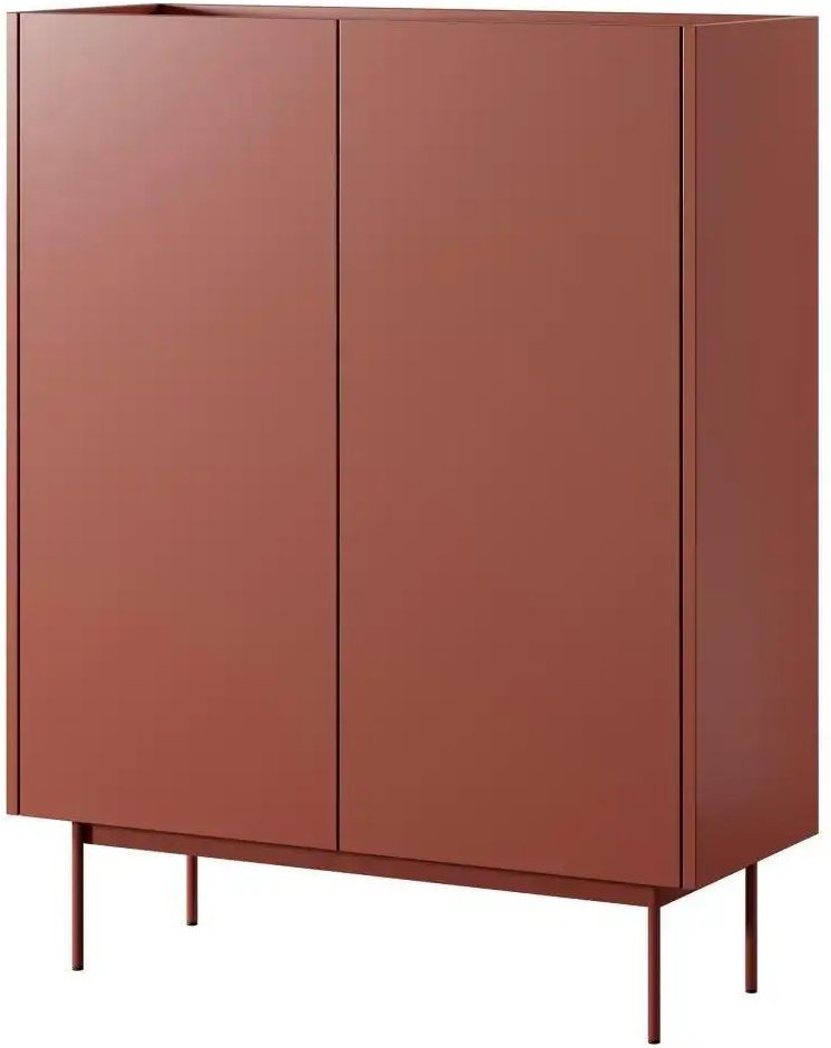 Highboard Color ¦ rot ¦ Maße (cm): B: 97 H: 122 Kommoden & Sideboards > Highboards - Höffner