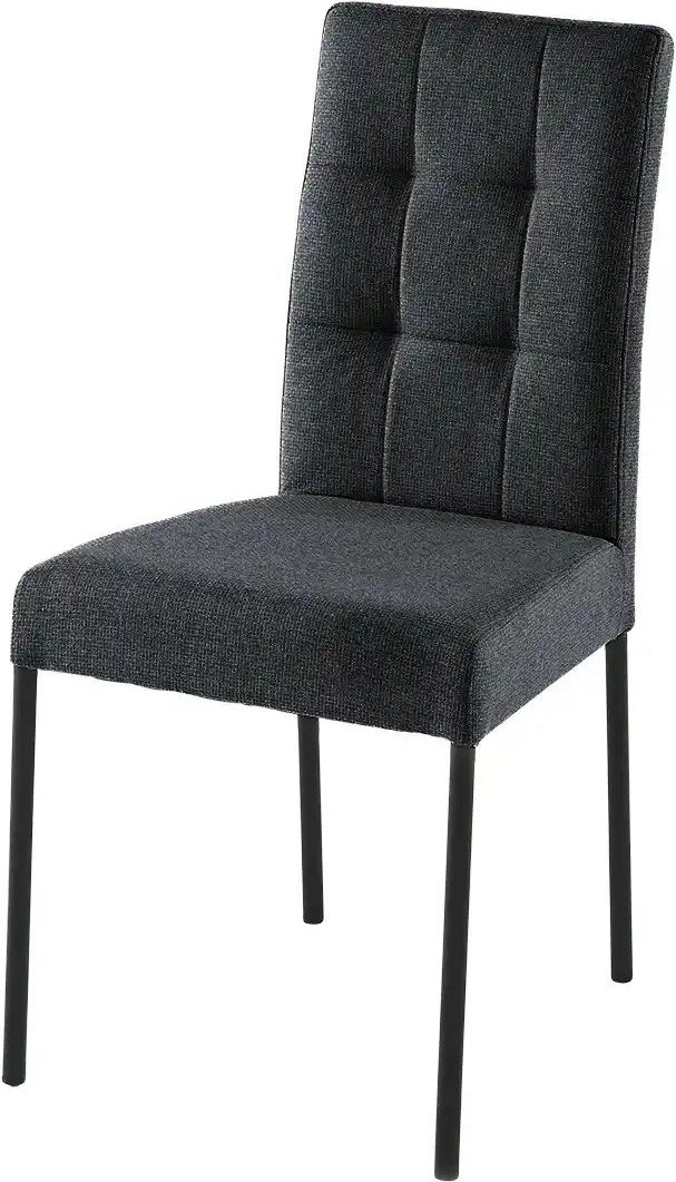 Esszimmerstuhl Nanda ¦ schwarz ¦ Maße (cm): B: 61 H: 91 T: 46.0 Stühle > Küchenstühle > Polster Küchenstühle - Höffner