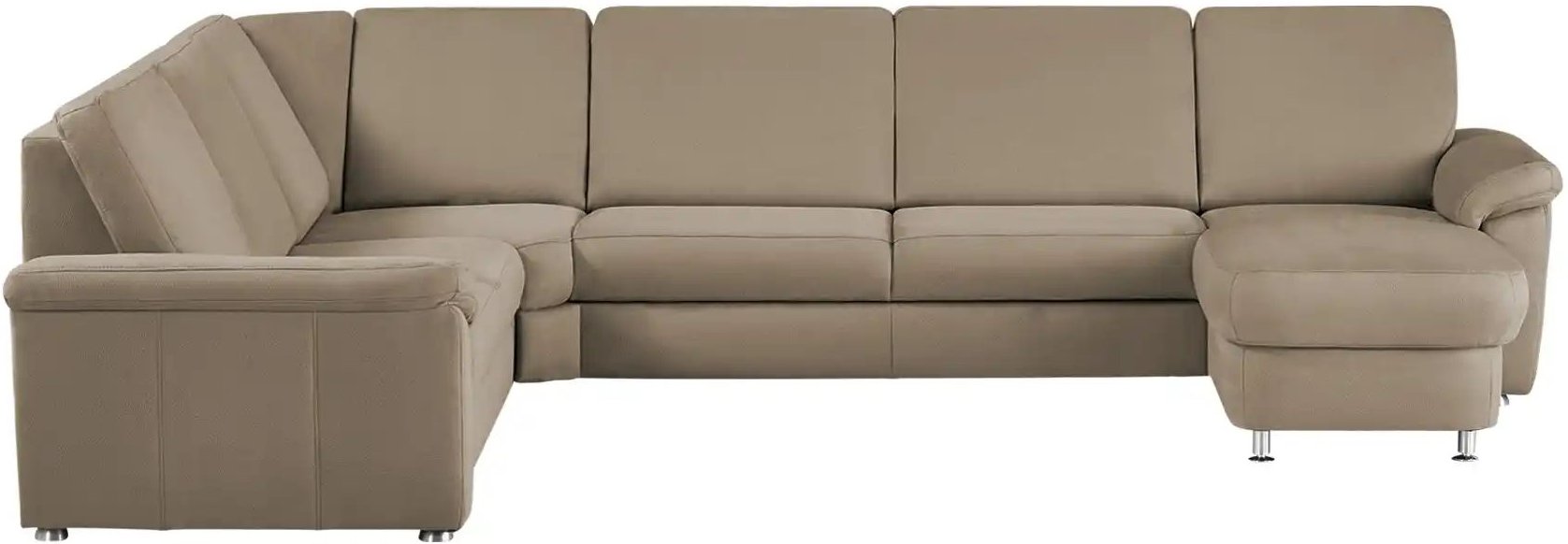 Thumbnail - meinSofa Wohnlandschaft Mikrofaser Rita ¦ beige ¦ Maße (cm): B: 330 H: 91 T: 240.0 Polstermöbel > Sofas > Wohnlandschaft...