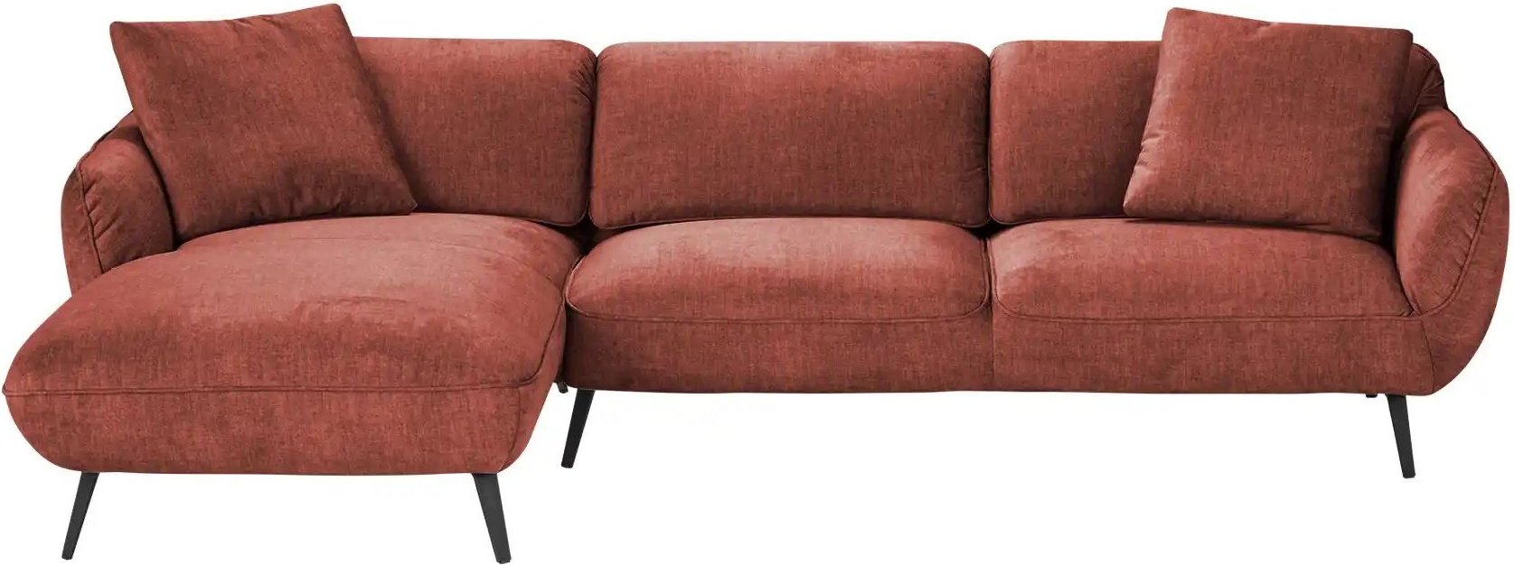 pop Ecksofa Ventus ¦ rot ¦ Maße (cm): B: 281 H: 111 T: 174.0 Polstermöbel > Sofas > 3-Sitzer - Höffner