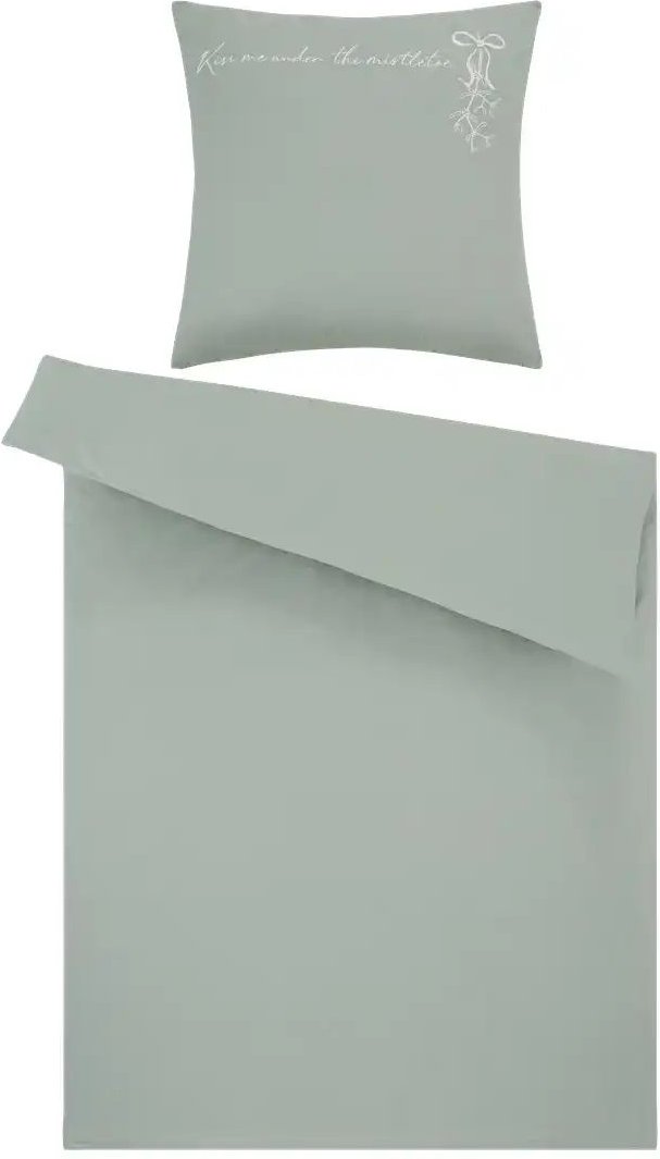 como Biber Wende-Bettwäsche Mistletoe ¦ grün ¦ Maße (cm): B: 135 Bettwaren > Bettwäsche > Bettwäsche Winter - Höffner