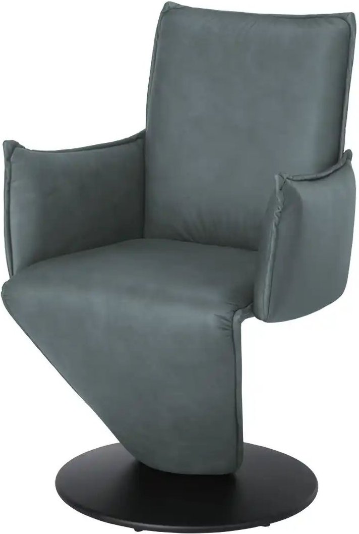 Leder-Drehstuhl Drive ¦ blau ¦ Maße (cm): B: 61 H: 94 T: 63.0 Stühle > Schwingstühle - Höffner