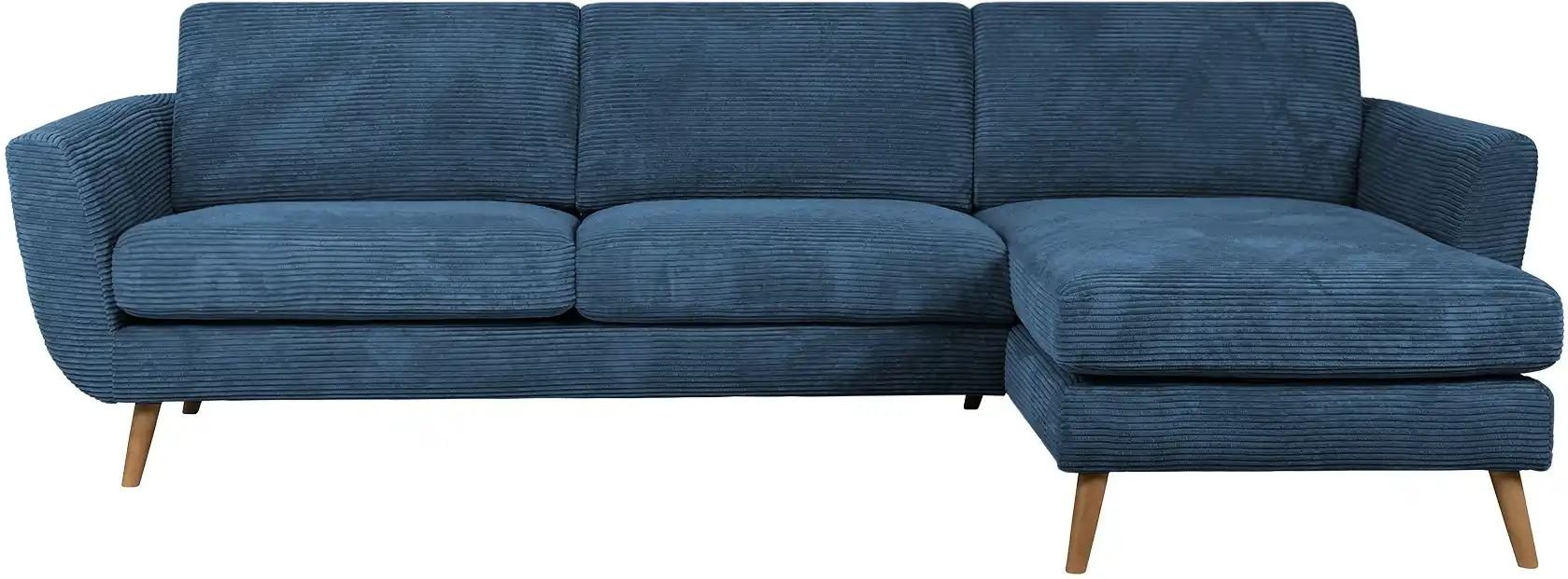 SOHO Ecksofa Smilla ¦ blau ¦ Maße (cm): B: 274 H: 85 T: 156.0 Polstermöbel > Sofas > 3-Sitzer - Höffner