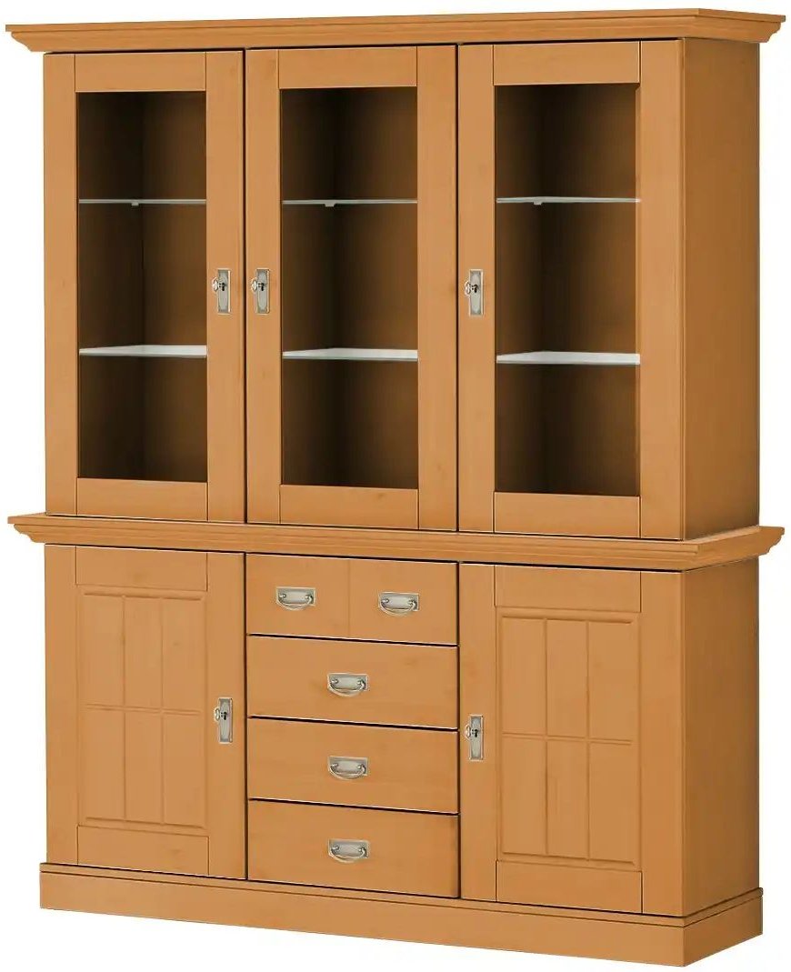 maison bleue Buffet Florian ¦ holzfarben ¦ Maße (cm): B: 171,3 H: 202,1 T: 48.0 Schränke > Buffets - Höffner