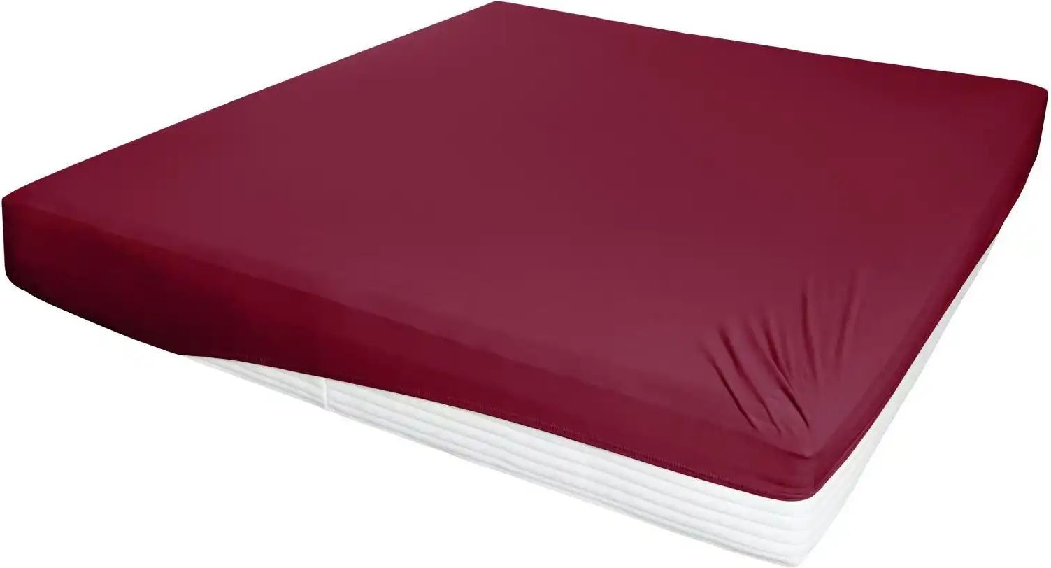 Thumbnail - como Jersey-Elasthan Boxspringbetttuch ¦ rot ¦ Maße (cm): B: 150 H: 26 Bettwaren > Bettlaken - Höffner