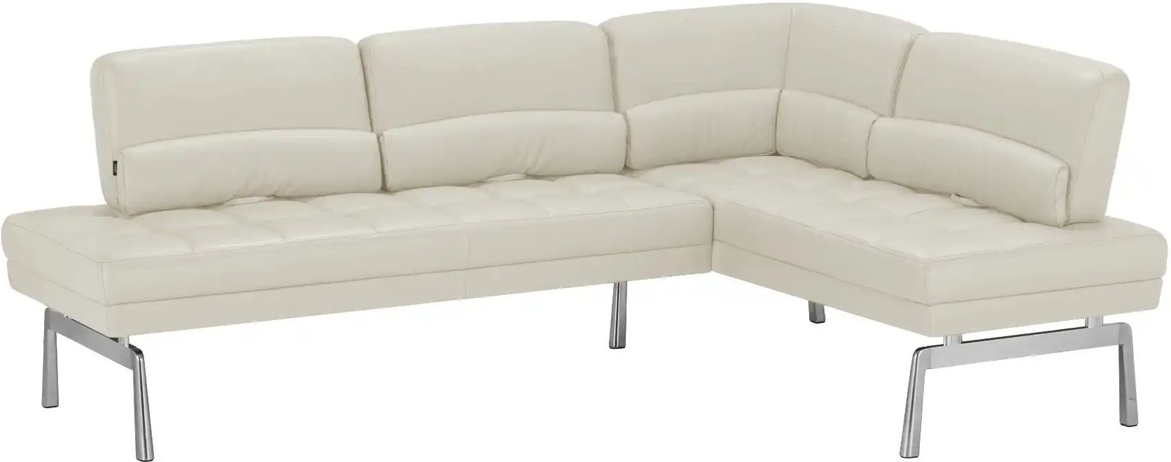 JOOP! Eckbank Leder Loft ¦ grau ¦ Maße (cm): H: 87 Bänke > Eckbänke - Höffner