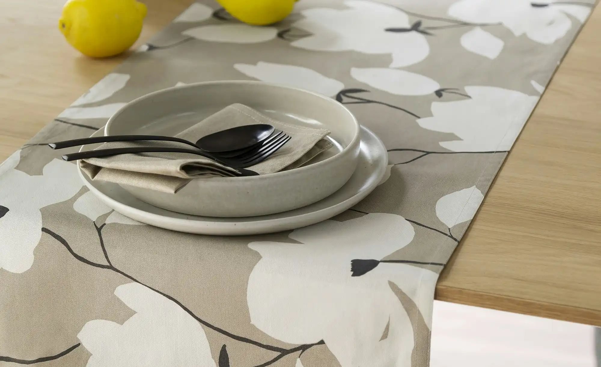 SCHÖNER WOHNEN Kollektion Tischläufer SW-Fleur ¦ 100% Baumwolle ¦ Maße (cm): B: 40 H: 150 Tischwäsche & Küchentextilien...