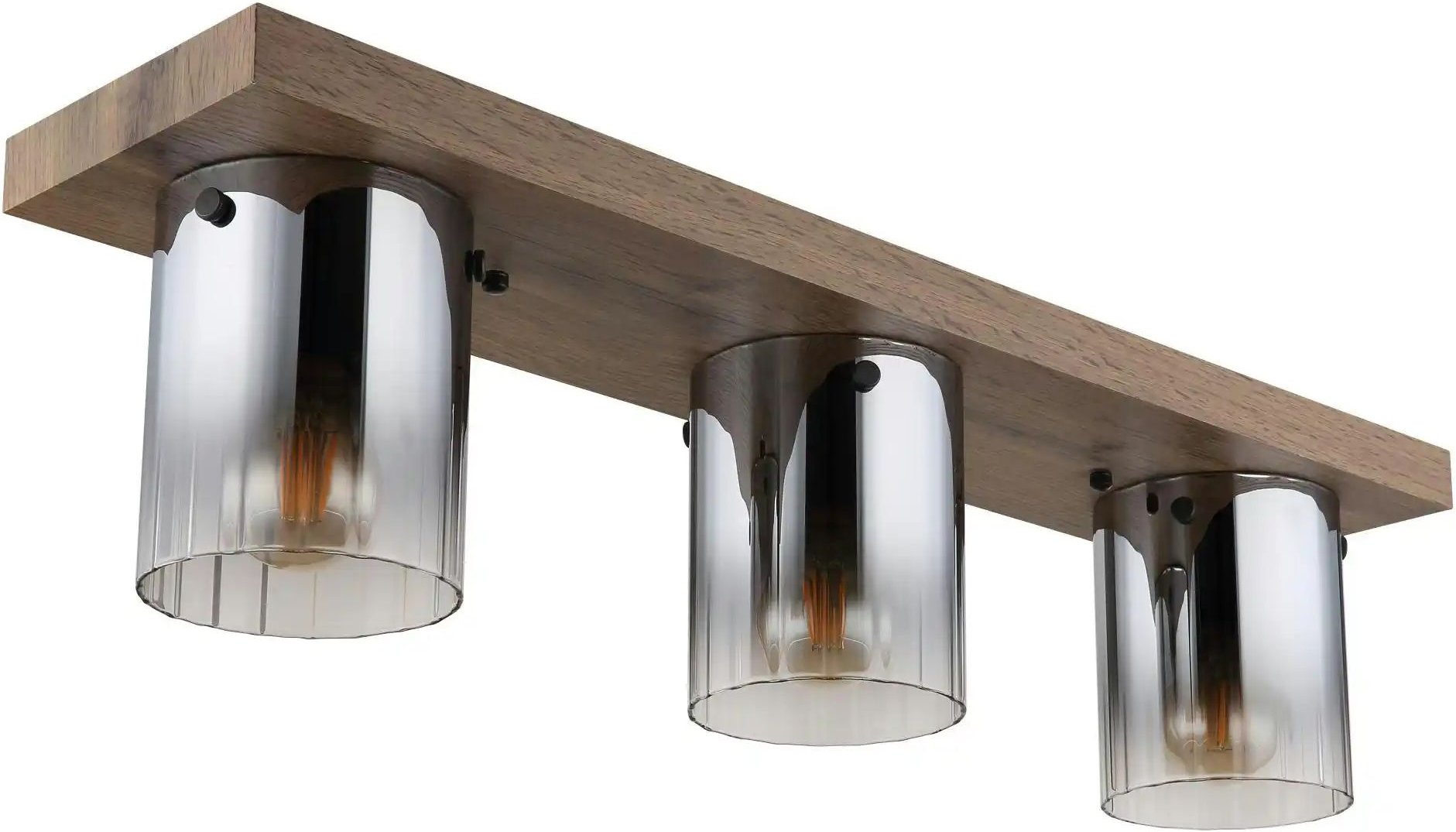 Globo Lighting Deckenleuchte ¦ holzfarben ¦ Maße (cm): B: 71 H: 18 Lampen & Leuchten > Deckenleuchten - Höffner