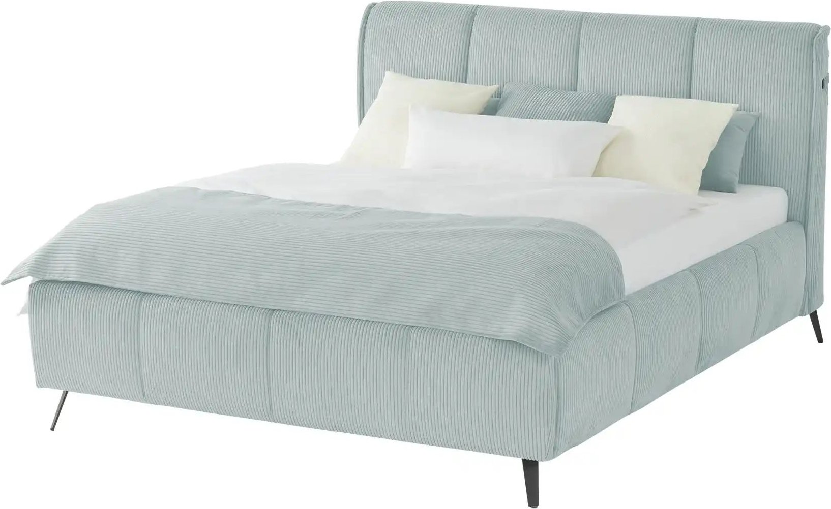 pop Polsterbett mit Bettkasten Pamela ¦ blau ¦ Maße (cm): B: 200 H: 113 Betten > Komfortbetten - Höffner