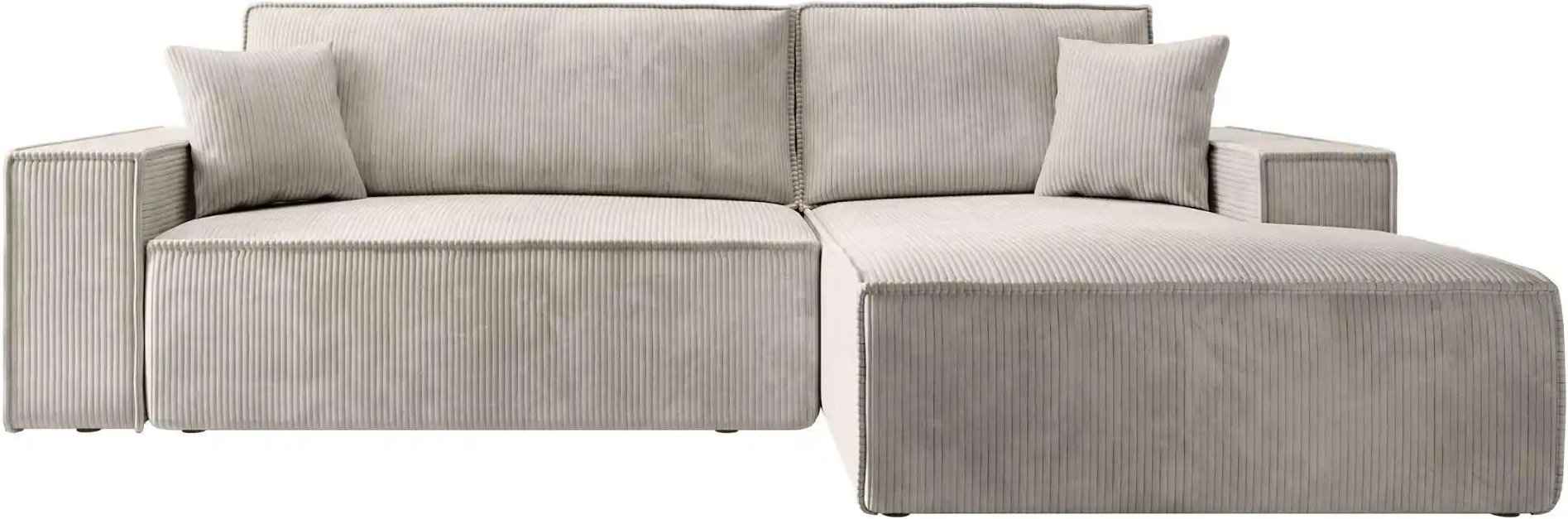 Selsey Ecksofa mit Schlaffunktion Farese ¦ creme ¦ Maße (cm): B: 267 H: 85 Polstermöbel > Sofas > Ecksofas - Höffner