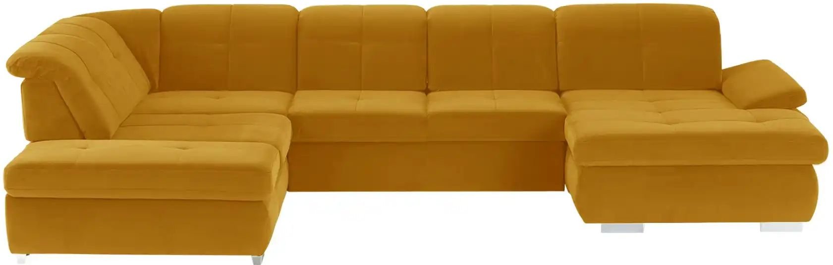 Lounge Collection Wohnlandschaft Mikrofaser Affair ¦ gelb ¦ Maße (cm): B: 371 H: 100 T: 260.0 Polstermöbel > Sofas > Wo...