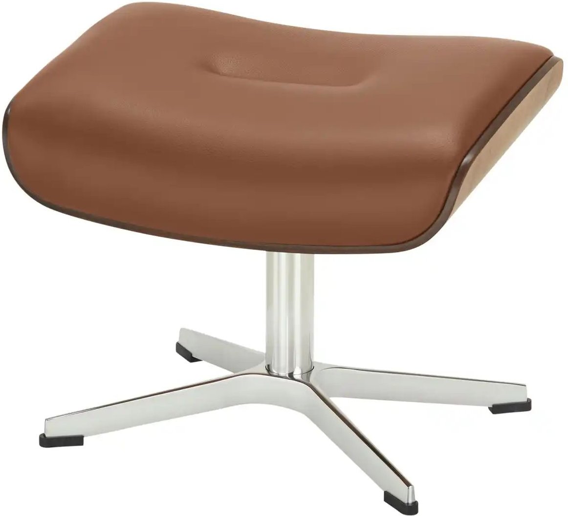 Hocker aus Leder Timeout ¦ braun ¦ Maße (cm): B: 50 H: 34 T: 38.0 Polstermöbel > Hocker - Höffner