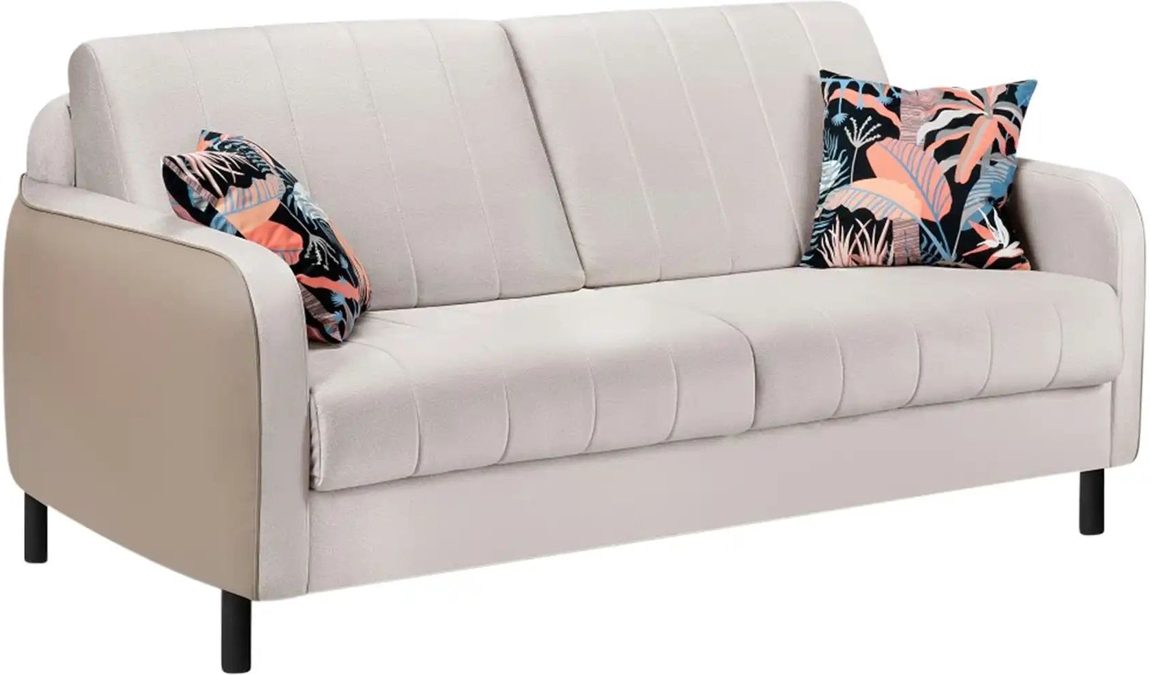 Schlafsofa Sergio ¦ beige ¦ Maße (cm): B: 196 H: 92 T: 120.0 Polstermöbel > Sofas > 2-Sitzer - Höffner