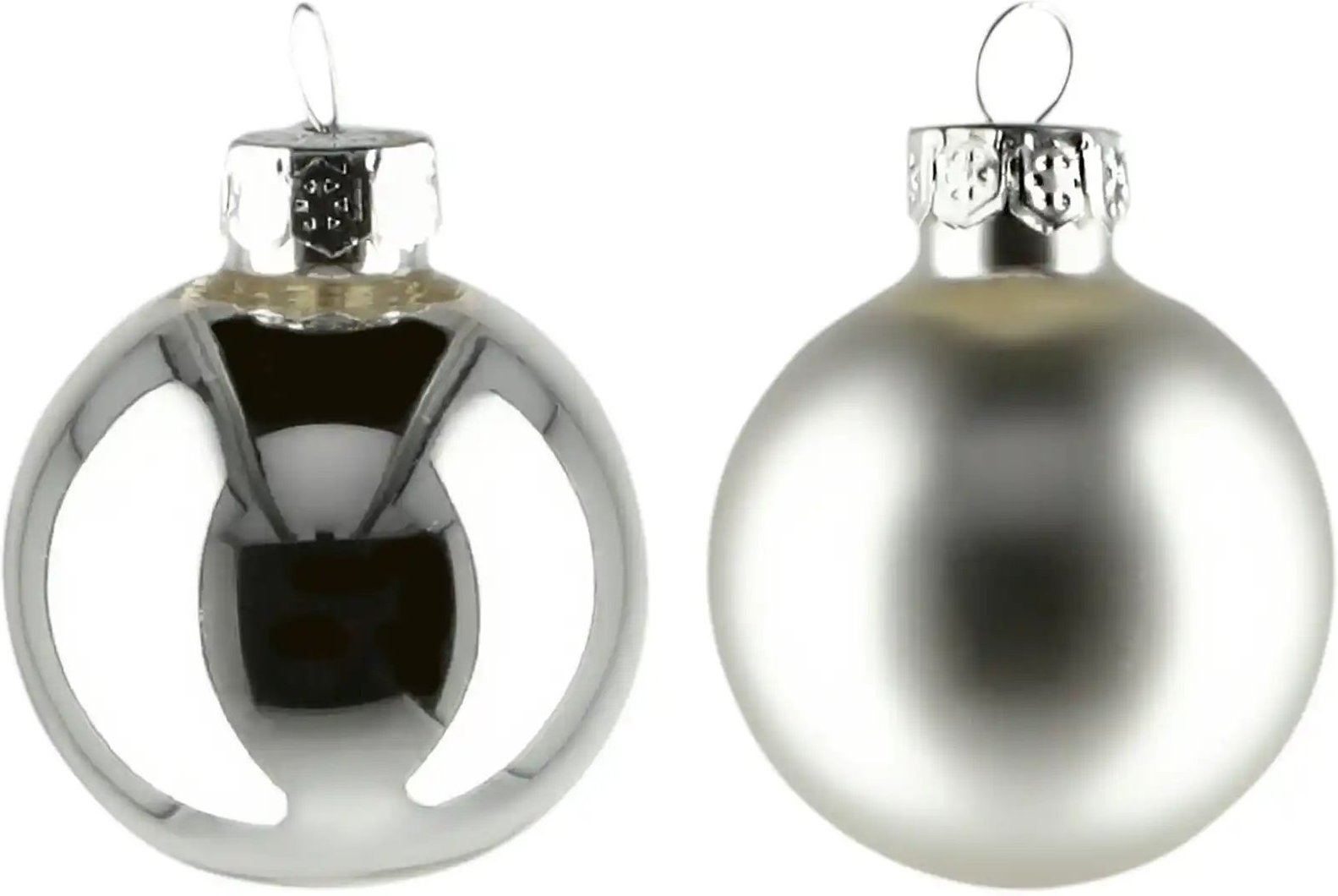 Weihnachtsbaumkugel 16er-Set ¦ silber ¦ Glas,Aluminium Ø: 3.5 Weihnachten - Höffner