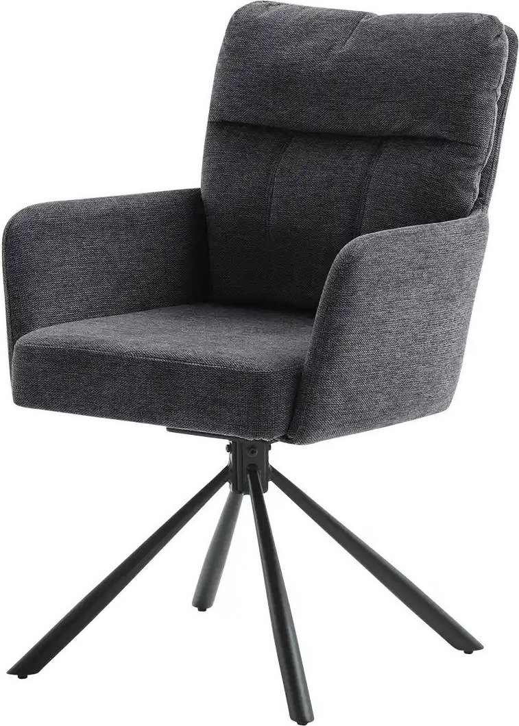 Esszimmerstuhl Umi ¦ grau ¦ Maße (cm): B: 63 H: 86 T: 57.7 Stühle > Esszimmerstühle > Esszimmerstühle mit Armlehnen - H...