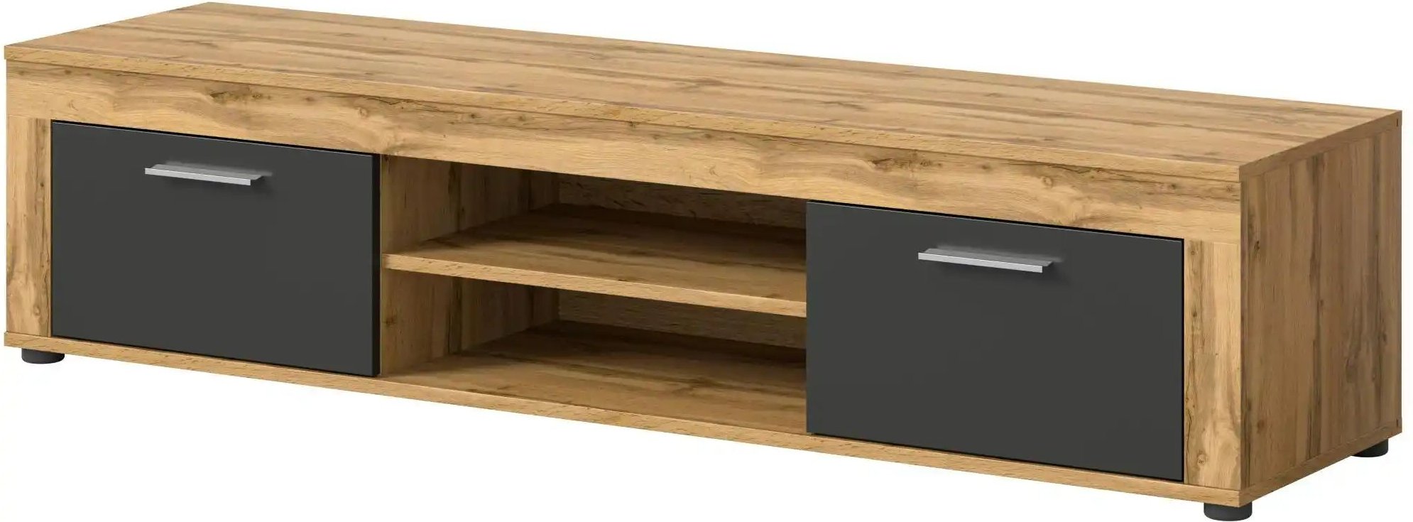 Lowboard Bardenas ¦ holzfarben ¦ Maße (cm): B: 160 H: 37 T: 40.0 Kommoden & Sideboards > Lowboards - Höffner