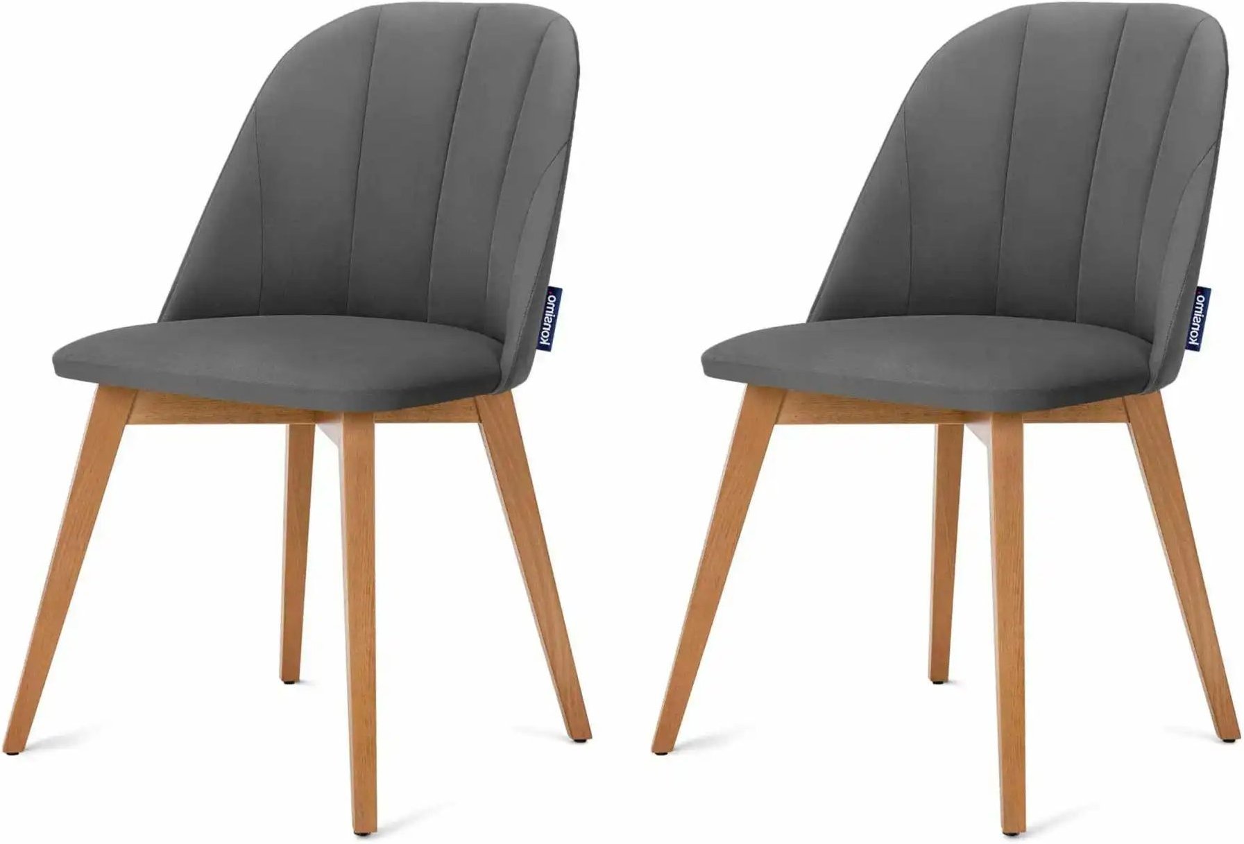 KONSIMO Polsterstuhl 2er-Set ¦ grau ¦ Maße (cm): B: 48 H: 86 Stühle > Polsterstühle - Höffner