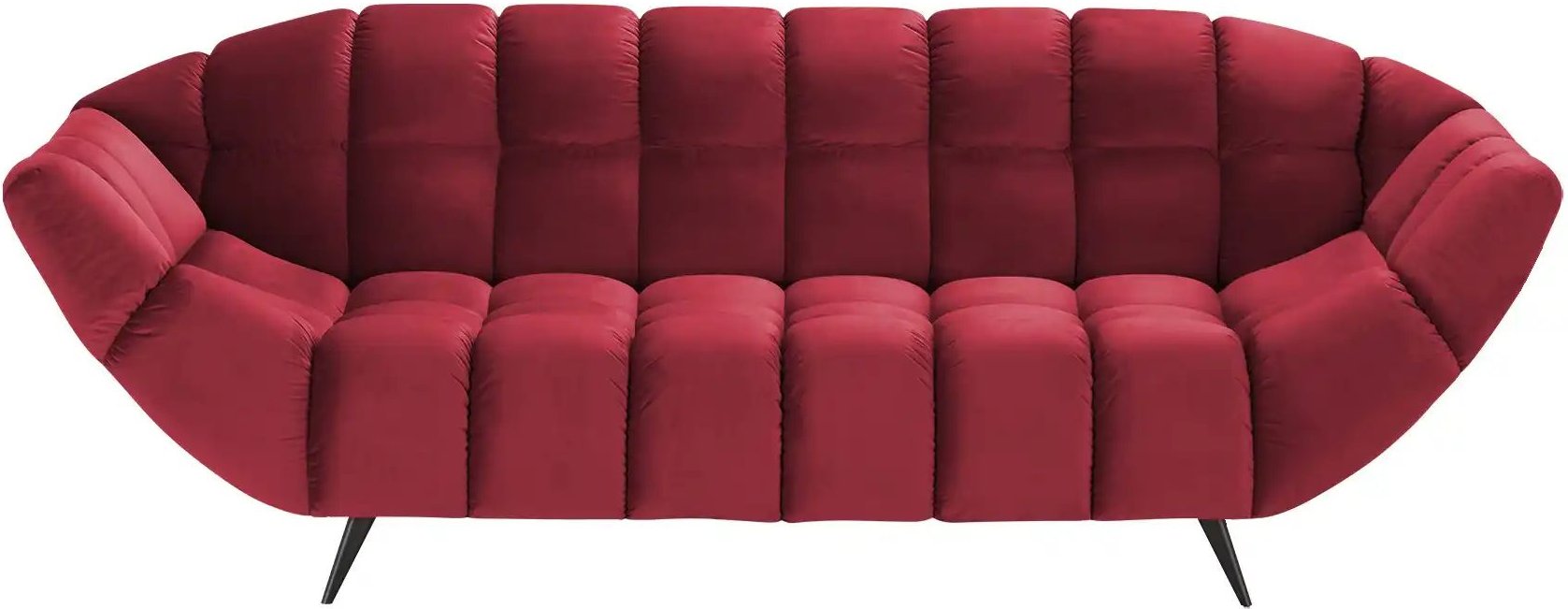 switch Einzelsofa aus Mikrofaser Gappa ¦ rot ¦ Maße (cm): B: 222 H: 82 T: 94.0 Polstermöbel > Sofas > 3-Sitzer - Höffner